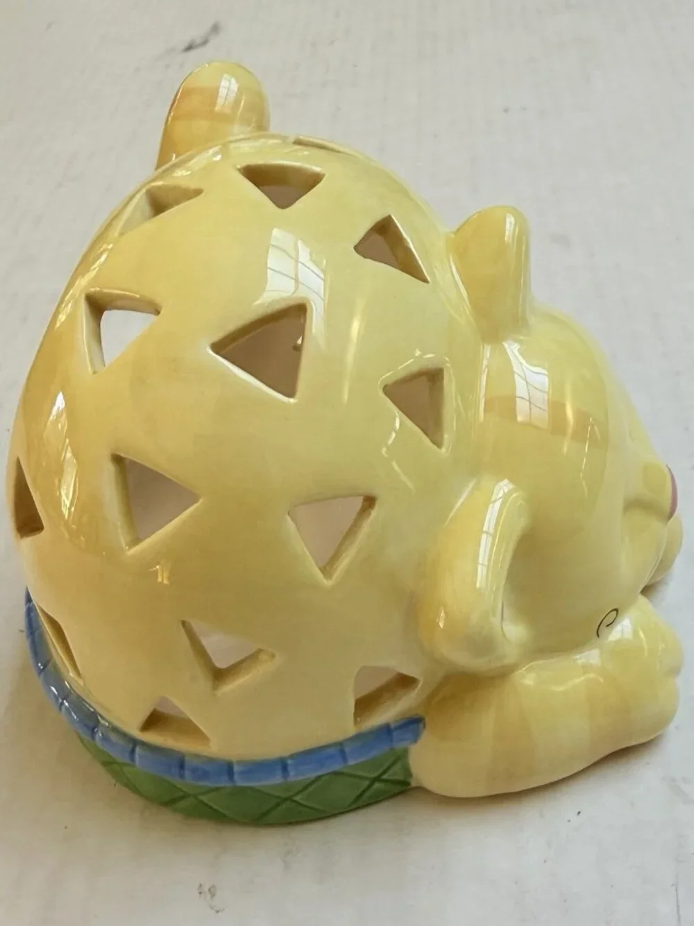 Cats‎ in the Cupboard Candle Holder 2000 Peter G Blank Yellow Vintage Decor Gift